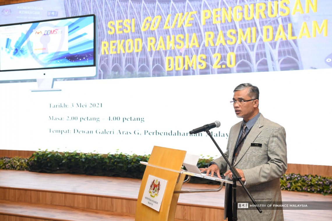 Sesi Go Live Pengurusan Rekod Rahsia Rasmi Kerajaan dalam DDMS 2.0